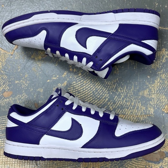 Nike Dunk Low Court Purple DD1391-104 11 White - Picture 2 of 8